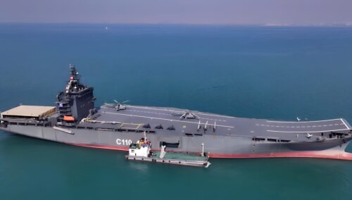 イランのドローン空母（イラン通信）